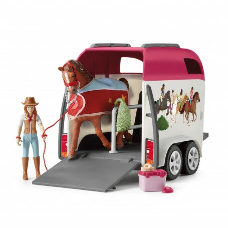Schleich 42535 - Auto Met Trailer - Horse Club - Afbeelding 4