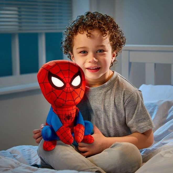 Spiderman Zak- En Nachtlamp Knuffel - Goglow Light Up Pal - Afbeelding 2