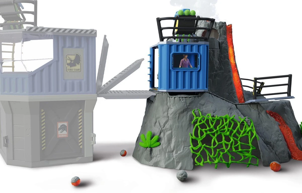 Schleich 42564 - Vulkaan Expeditie Basiskamp - Dinosaurus - Afbeelding 6