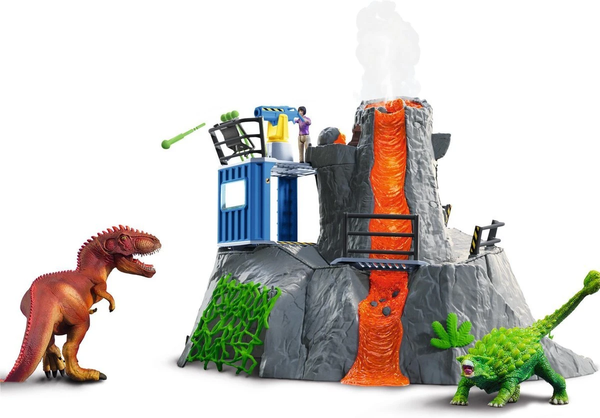 Schleich 42564 - Vulkaan Expeditie Basiskamp - Dinosaurus - Afbeelding 8