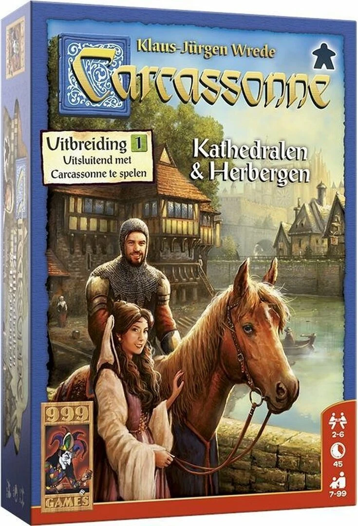 Carcassonne Kathedralen & Herbergen - Bordspel