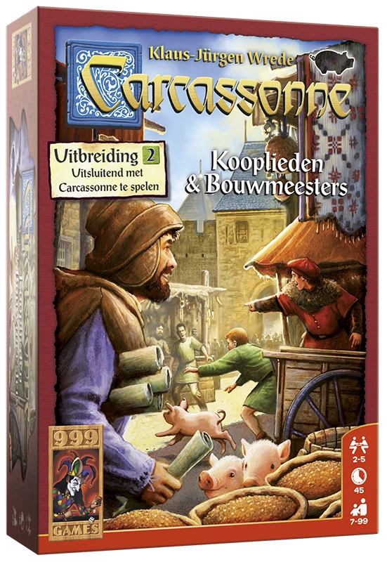 Carcassonne Kooplieden & Bouwmeesters - Bordspel