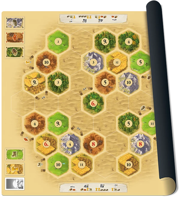 Catan Speelmat - Dessert