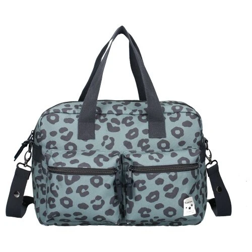 Luiertas - Kidzroom - Luipaardprint - Blauw - Afbeelding 4