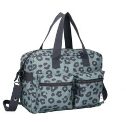 Luiertas - Kidzroom - Luipaardprint - Blauw