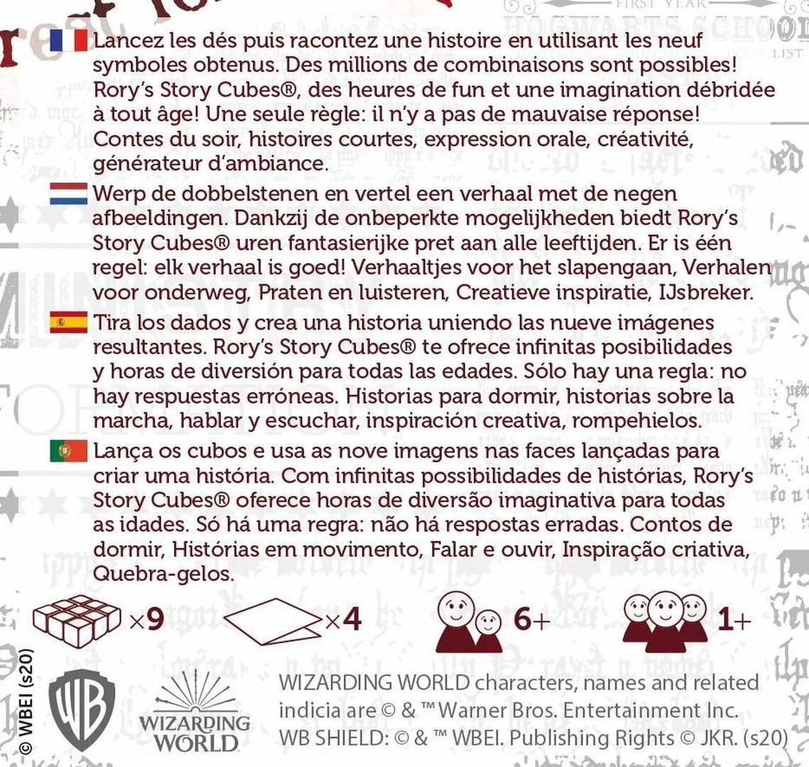 Harry Potter Dobbelspel - Rory's Story Cubes - Afbeelding 4