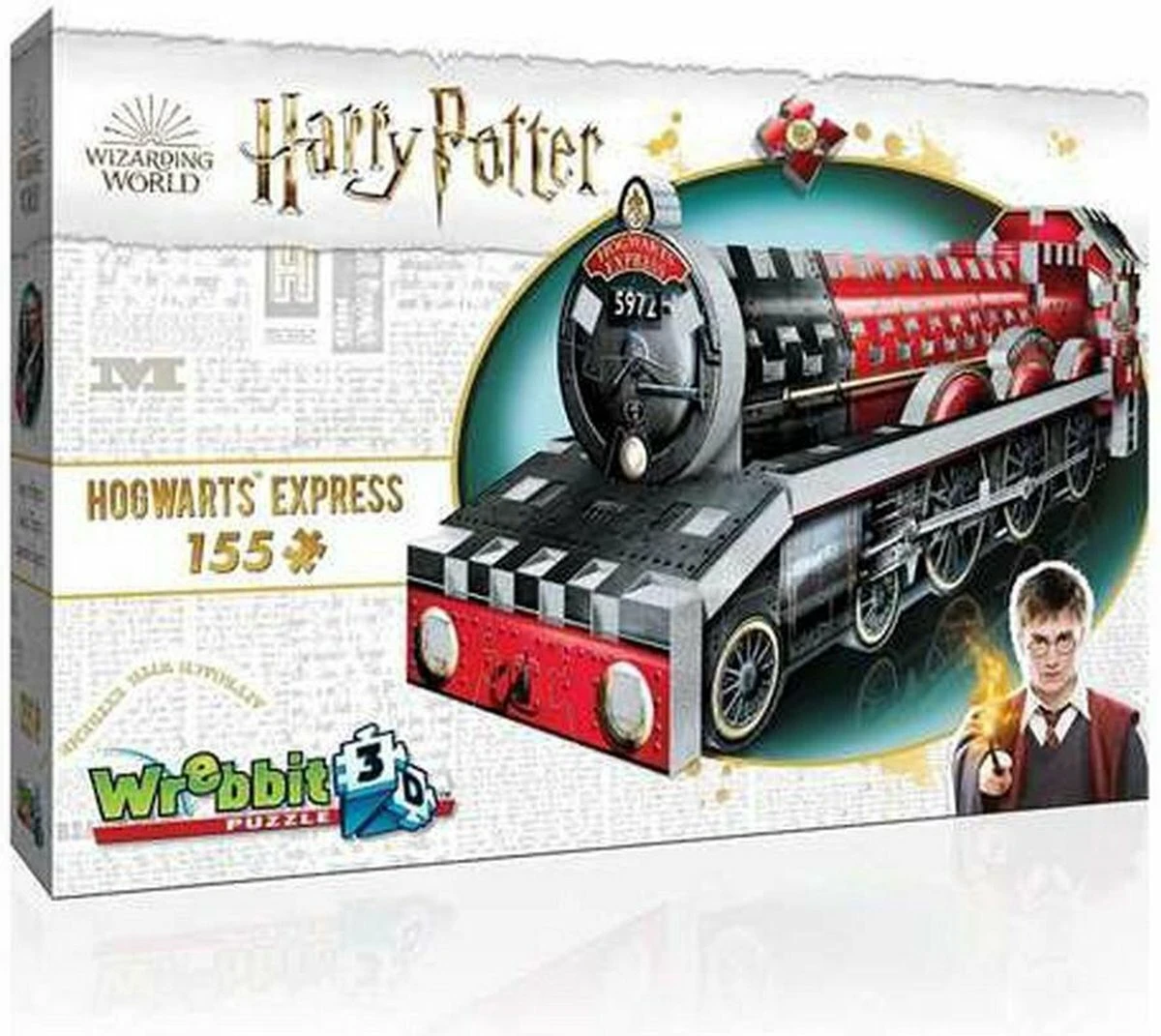 Harry Potter 3D Puzzel Zweinstein Express - 155 Stukjes