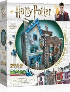 Harry Potter 3D Puzzel Harry Potter Ollivander's Wand Shop & Scribbulus - 295 Stukjes