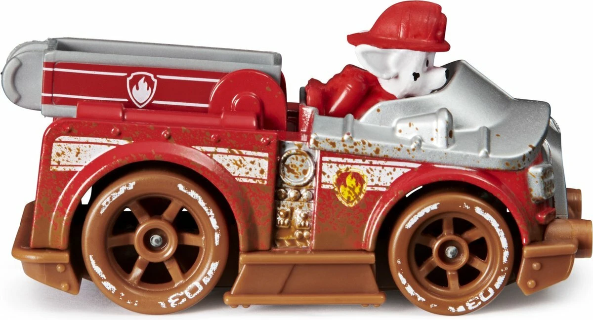 SpinMaster Paw Patrol True Metal Voertuigen - 3 Pack - Chase, Marshall En Skye - Afbeelding 8