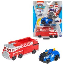 SpinMaster Paw Patrol True Metal Voertuigen - 2 Pack - Chase, Marshall