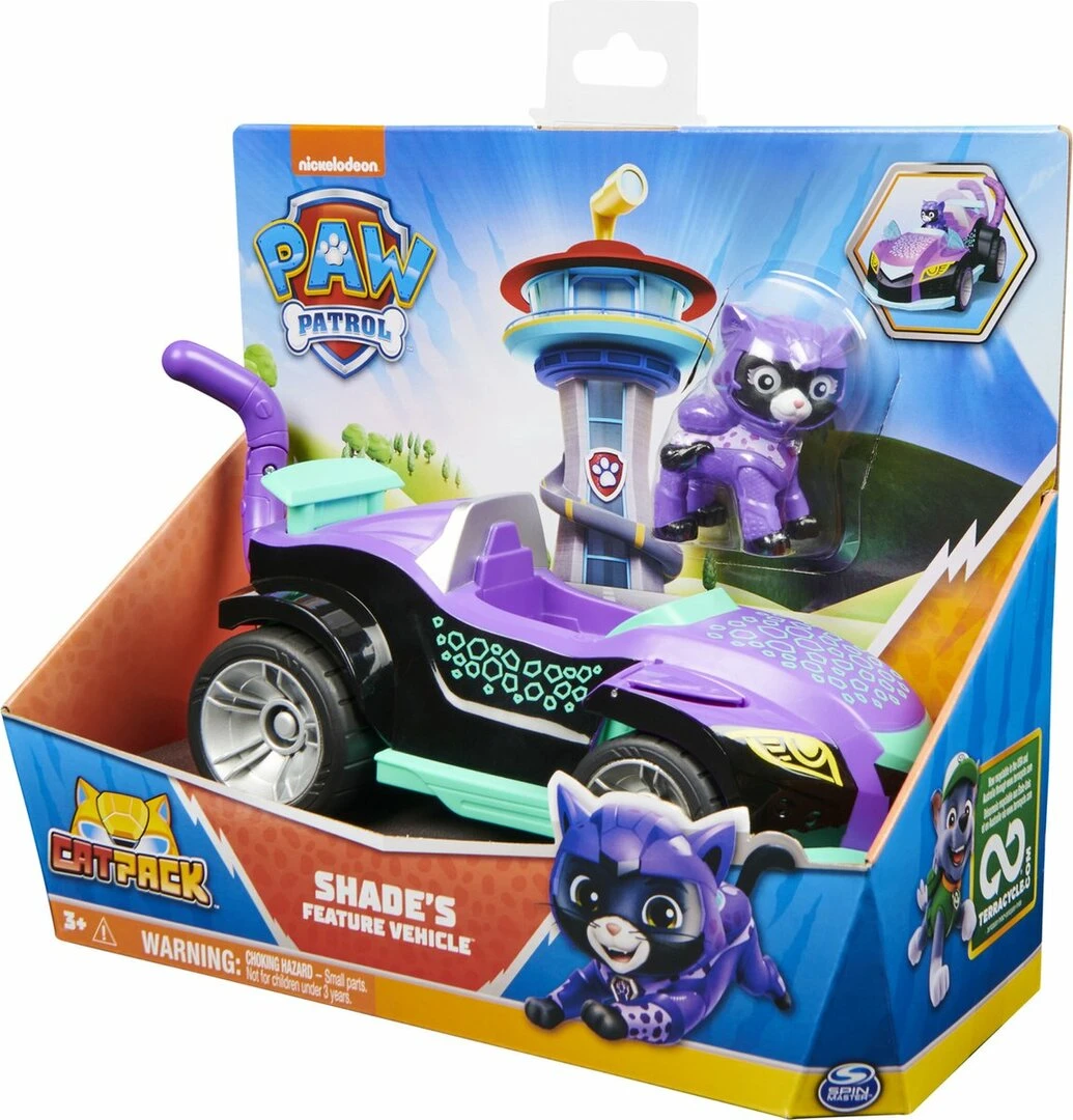 SpinMaster Paw Patrol Cat Pack - Transformerend Voertuig Met Shade - Afbeelding 6