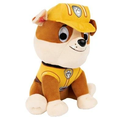 SpinMaster Paw Patrol Knuffel Rubble, 23 Cm - Afbeelding 4