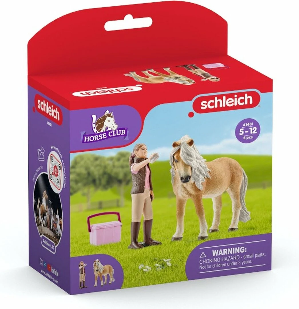 Schleich 41431- IJsland Pony Met Verzorgster - Horse Club - Afbeelding 2