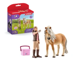 Schleich 41431- IJsland Pony Met Verzorgster - Horse Club