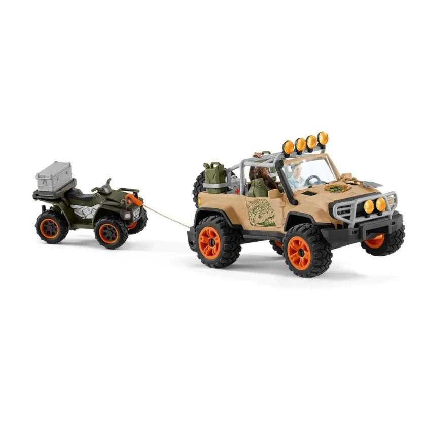 Schleich 42410 Terreinwagen Met Lier - Wild Life - Afbeelding 3