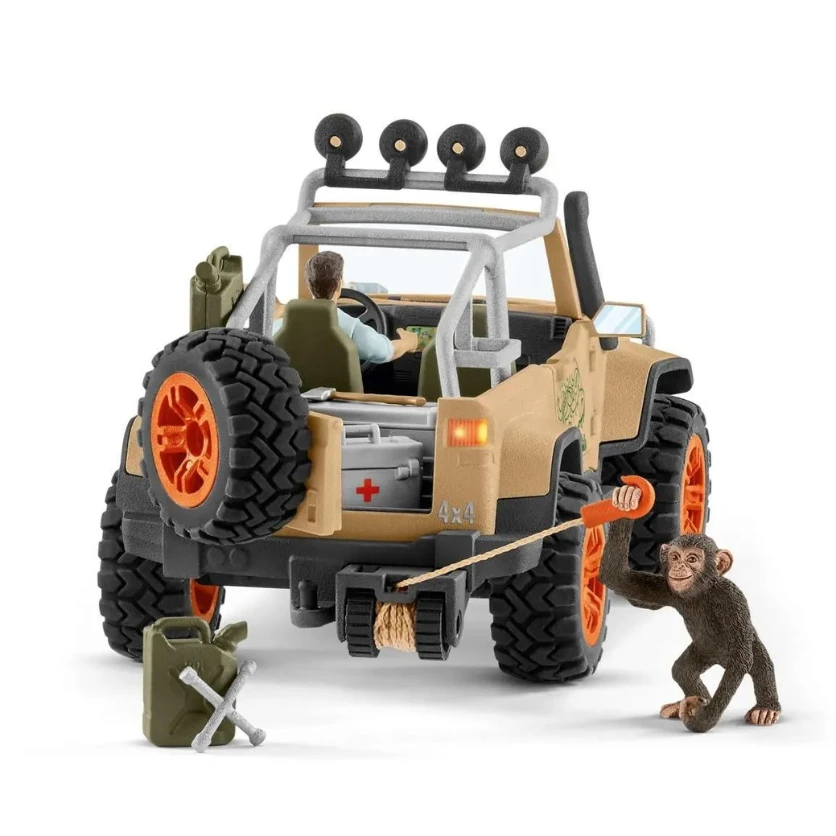 Schleich 42410 Terreinwagen Met Lier - Wild Life - Afbeelding 8