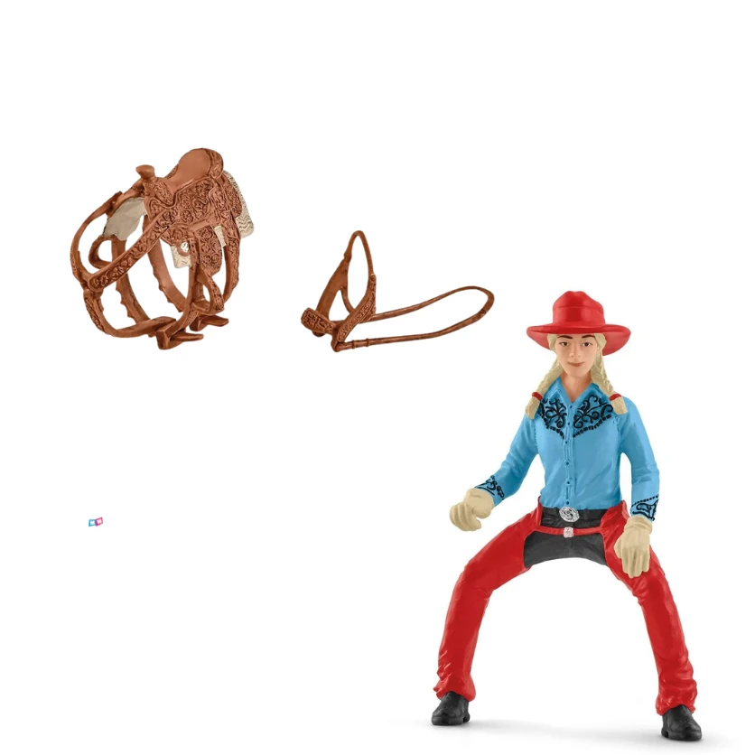Schleich 42576 Cowgirl Barrel Racing - Farm World - Afbeelding 3