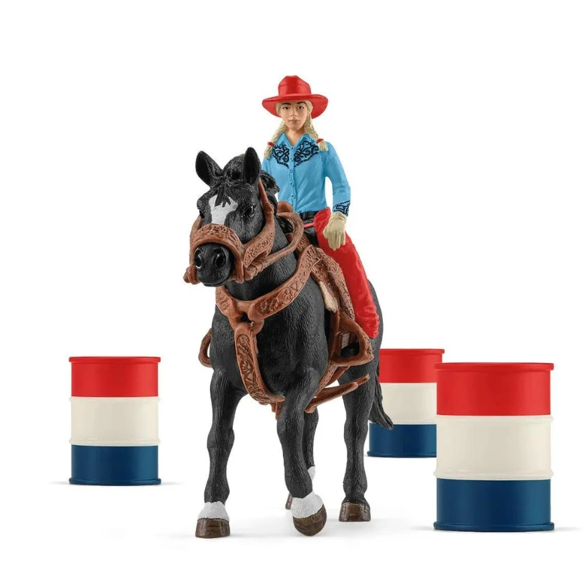 Schleich 42576 Cowgirl Barrel Racing - Farm World - Afbeelding 2
