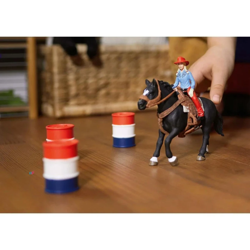 Schleich 42576 Cowgirl Barrel Racing - Farm World - Afbeelding 7