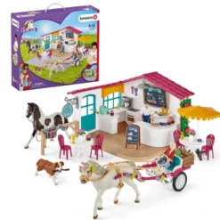 Schleich 72158 Koetsrit Naar Het Ruitercafé - Horse Club
