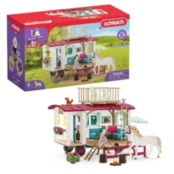 Schleich 42593 - Woonwagen Voor Geheime Clubbijeenkomsten - Horse Club Exclusive
