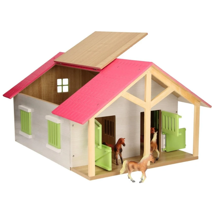 Kids Globe Paardenstal Met 2 Boxen En Berging - Afbeelding 5