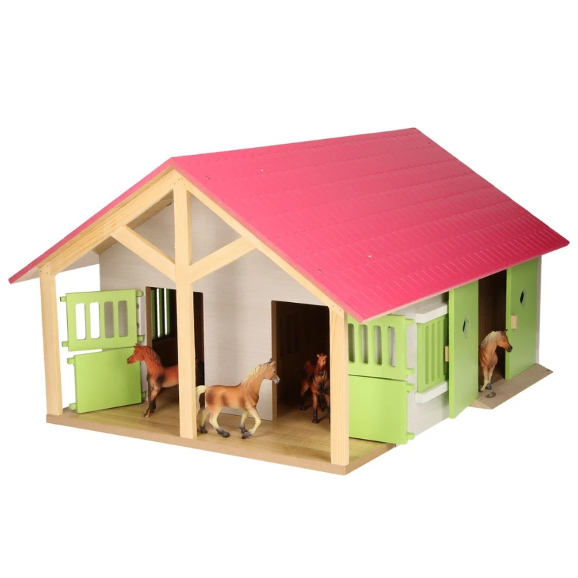 Kids Globe Paardenstal Met 2 Boxen En Berging - Afbeelding 4