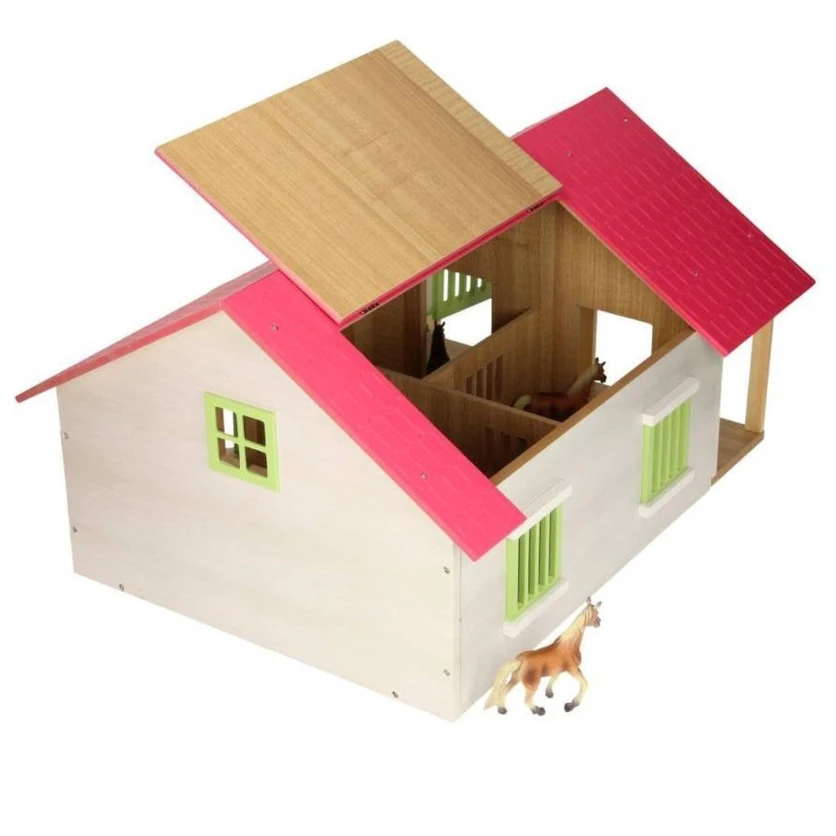 Kids Globe Paardenstal Met 2 Boxen En Berging - Afbeelding 6