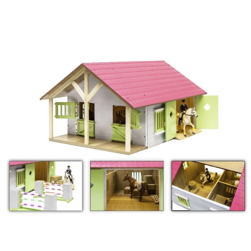Kids Globe Paardenstal Met 2 Boxen En Berging - Afbeelding 8