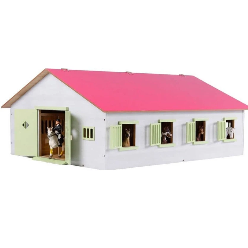 Kids Globe Paardenstal Met 7 Boxen En Berging - Afbeelding 2