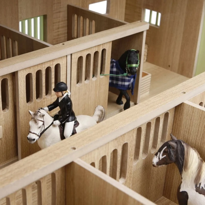 Kids Globe Paardenstal Met 7 Boxen En Berging - Afbeelding 6