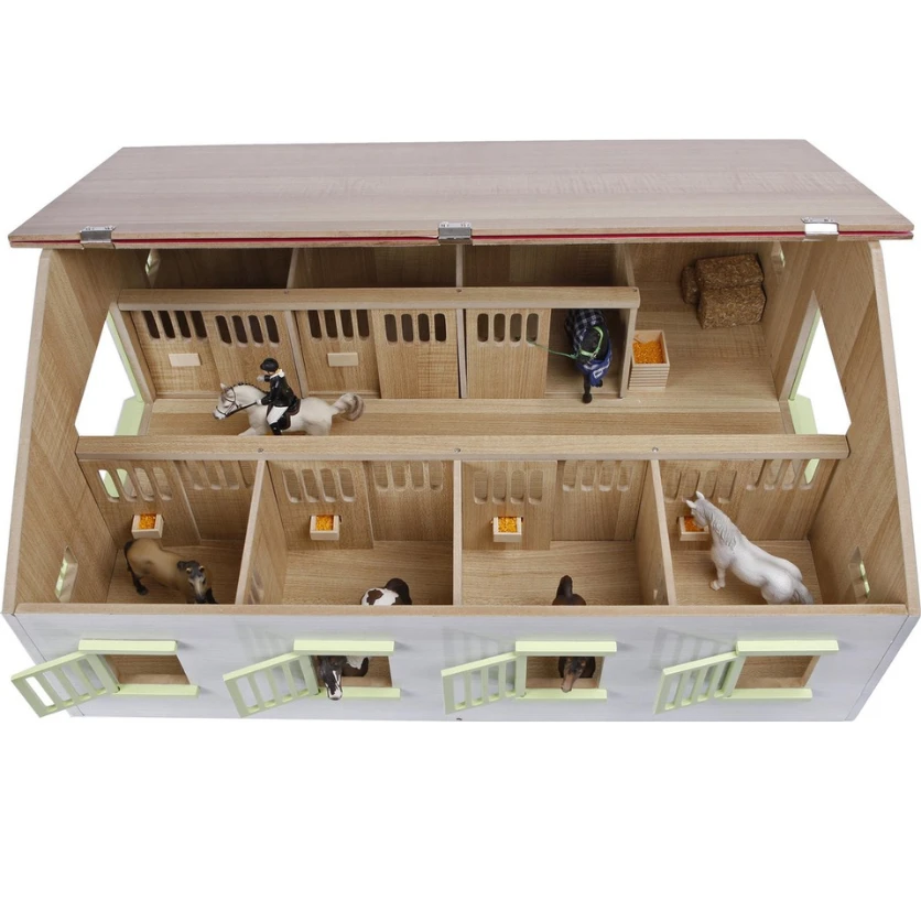 Kids Globe Paardenstal Met 7 Boxen En Berging - Afbeelding 4