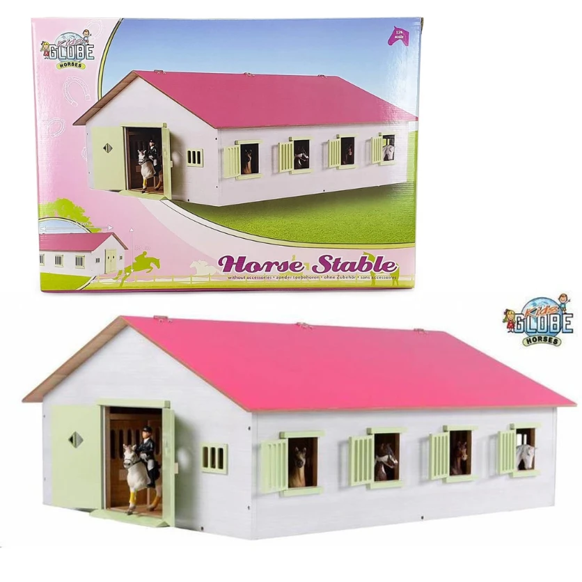 Kids Globe Paardenstal Met 7 Boxen En Berging