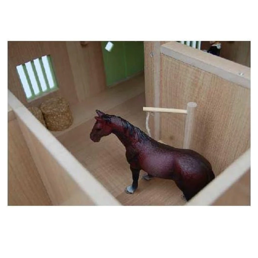 Kids Globe Paardenstal Met 4 Boxen En Berging - Afbeelding 4