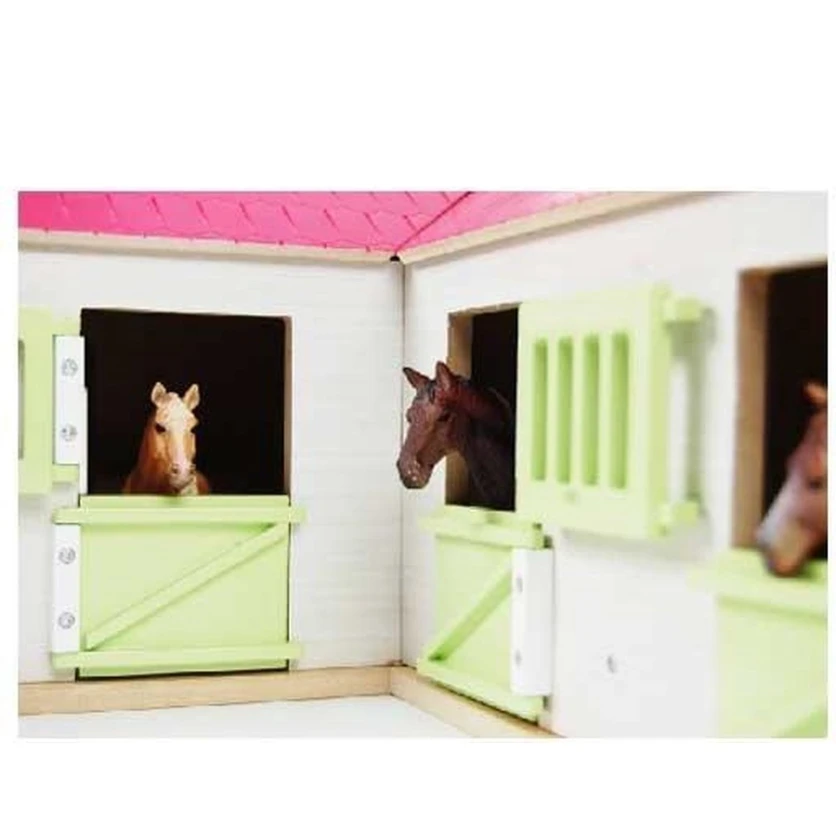 Kids Globe Paardenstal Met 4 Boxen En Berging - Afbeelding 5