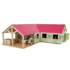 Kids Globe Paardenstal Met 4 Boxen En Berging