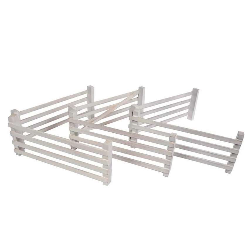 Kids Globe Hekken 6 Stuks - Wit - Afbeelding 2