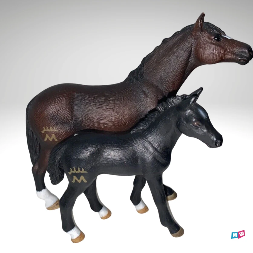 Schleich 84145 - Marbach Merrie Met Veulen - Tweedehands