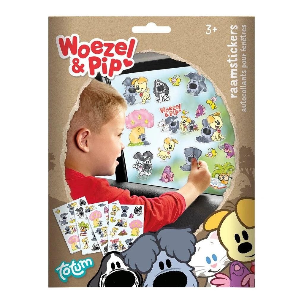 Totum Woezel En Pip Raamstickers