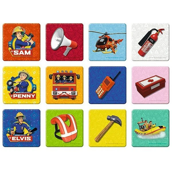 Brandweerman Sam 2 X Puzzel En 1 X Memo - Afbeelding 4